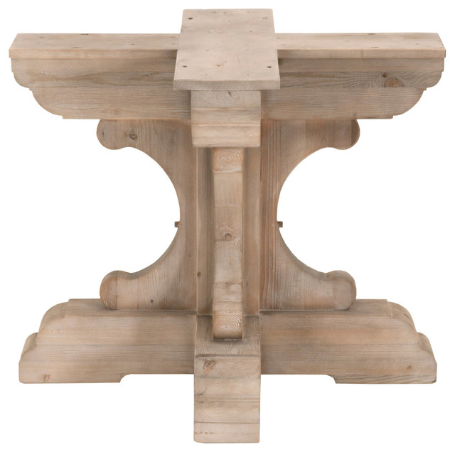 Bastille Round Dining Table Base Smoke Gray Pine Traditional Bastille Round Dining Table Base Smoke Gray Pine Traditional Tops And Bases By Orient Express Furniture
