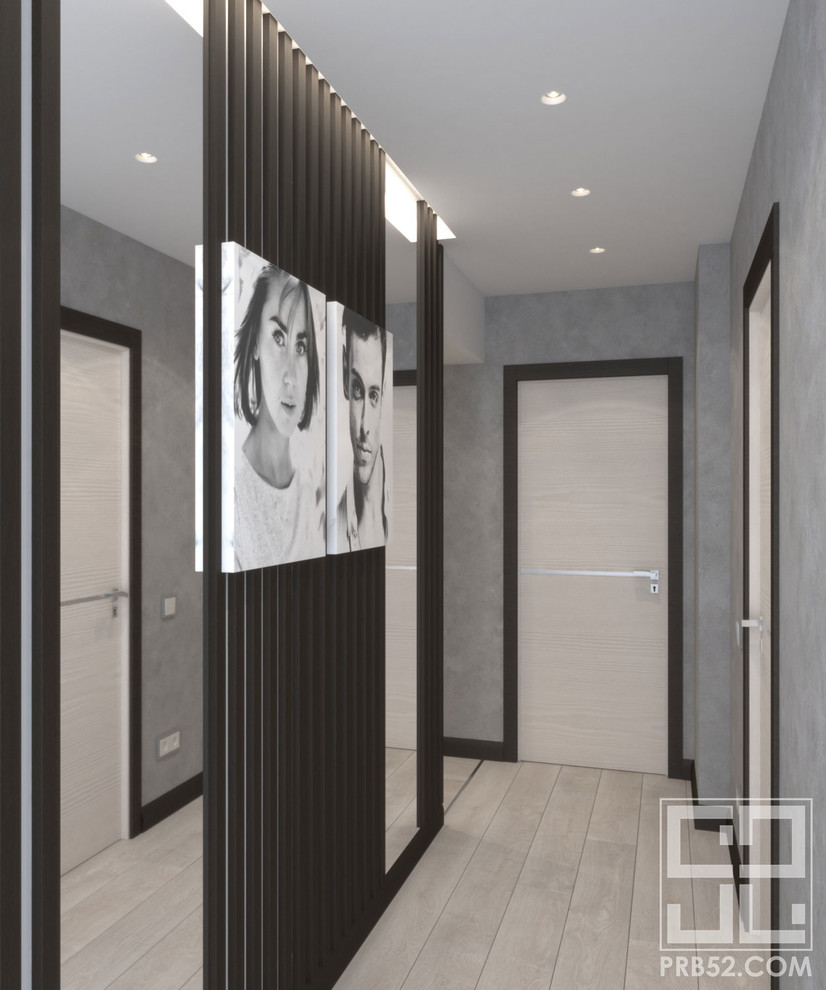 Проект присоединения однокомнатной квартиры к существующей в ЖК "7 небо"