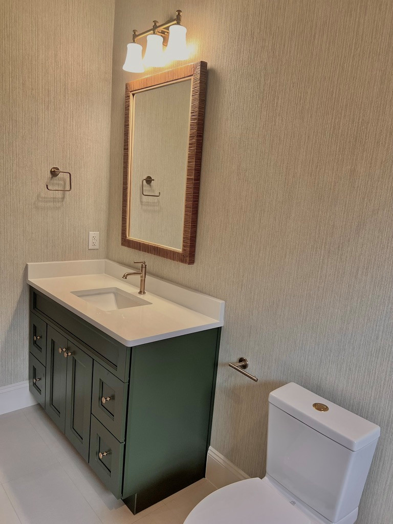 Tropical Mobility Friendly Guest Bathroom