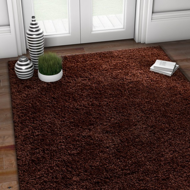 Well Woven Tacoma Enchanting Brown Modern Solid Area Rug Ta 15 Well Woven Tacoma Enchanting Brown Modern Solid Area Rug Ta 15 Contemporary Rugs By