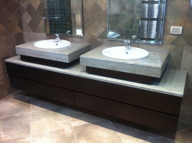 Residential Project trendy-badevaerelse