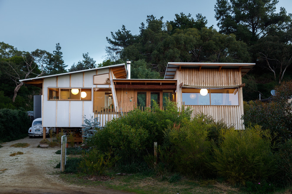 This is an example of a beach style exterior in Hobart.