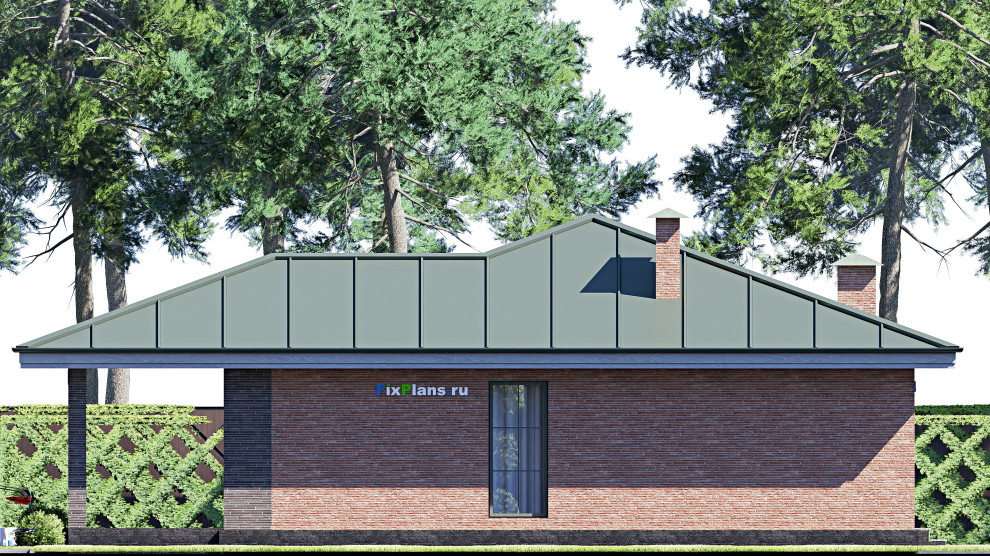 Проект одноэтажного дома 14х13м S147м2 F-18260