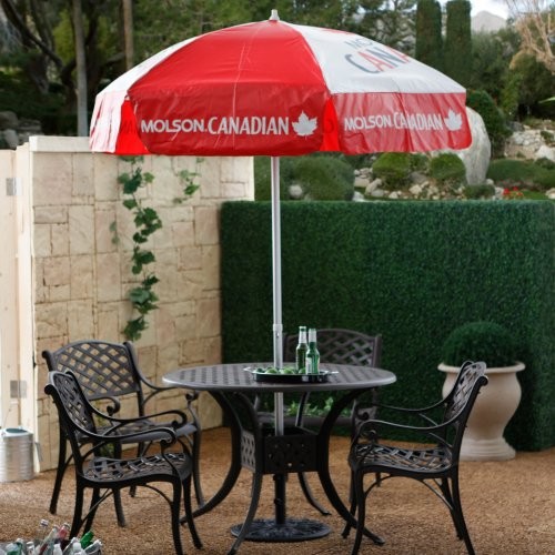 Molson Canadian 6 Ft Patio Umbrella Contemporary Outdoor Molson Canadian 6 Ft Patio Umbrella