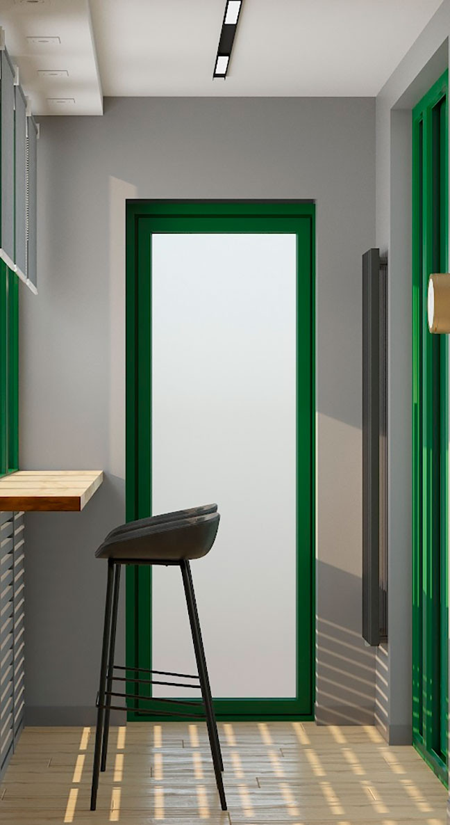 Дизайн-проект квартиры для молодой семьи ЖК "Цветной Бульвар"