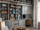 Traditional Home Office by Kate Benjamin Photography LLC
