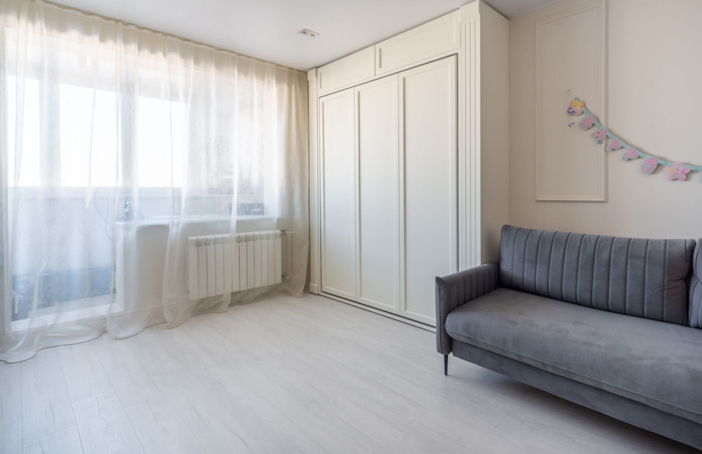 Шкаф-Кровать Квадро в белом цвете