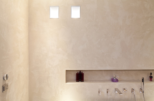 Masterbad mit Mineralputz - Modern - Badezimmer - Köln - von ... Masterbad mit Mineralputz - Modern - Badezimmer - Köln - von ...