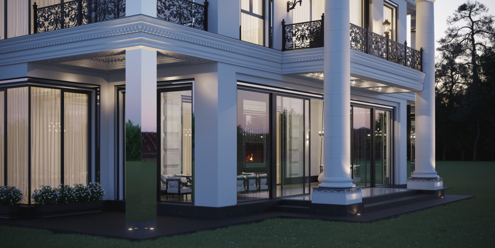 Разработка и оформление проекта загородной резиденции в классическом стиле