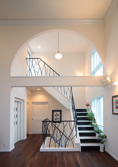 光溢れるくつろぎの家 modern-treppen