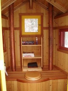 modern outhouse