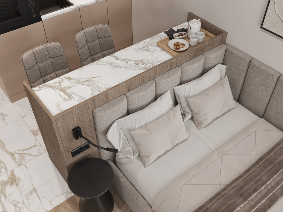 Квартира-студия для молодой девушки в Санкт-Петербурге