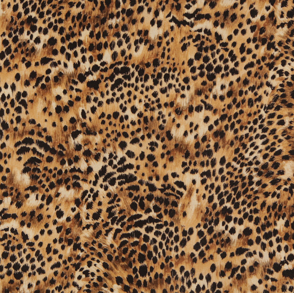 E421 Cheetah Animal Print Microfiber Fabric