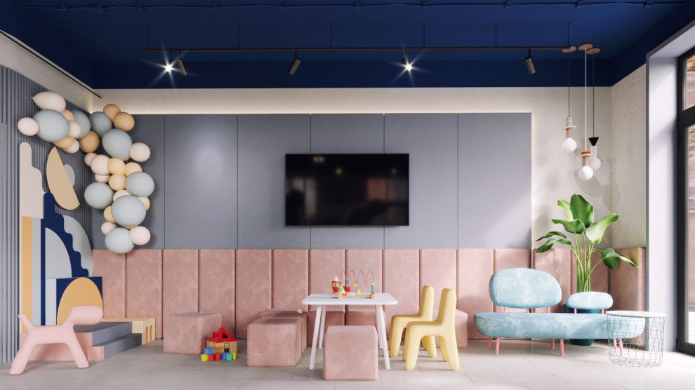 Дизайн-проект детского салона красоты, 63 кв.м