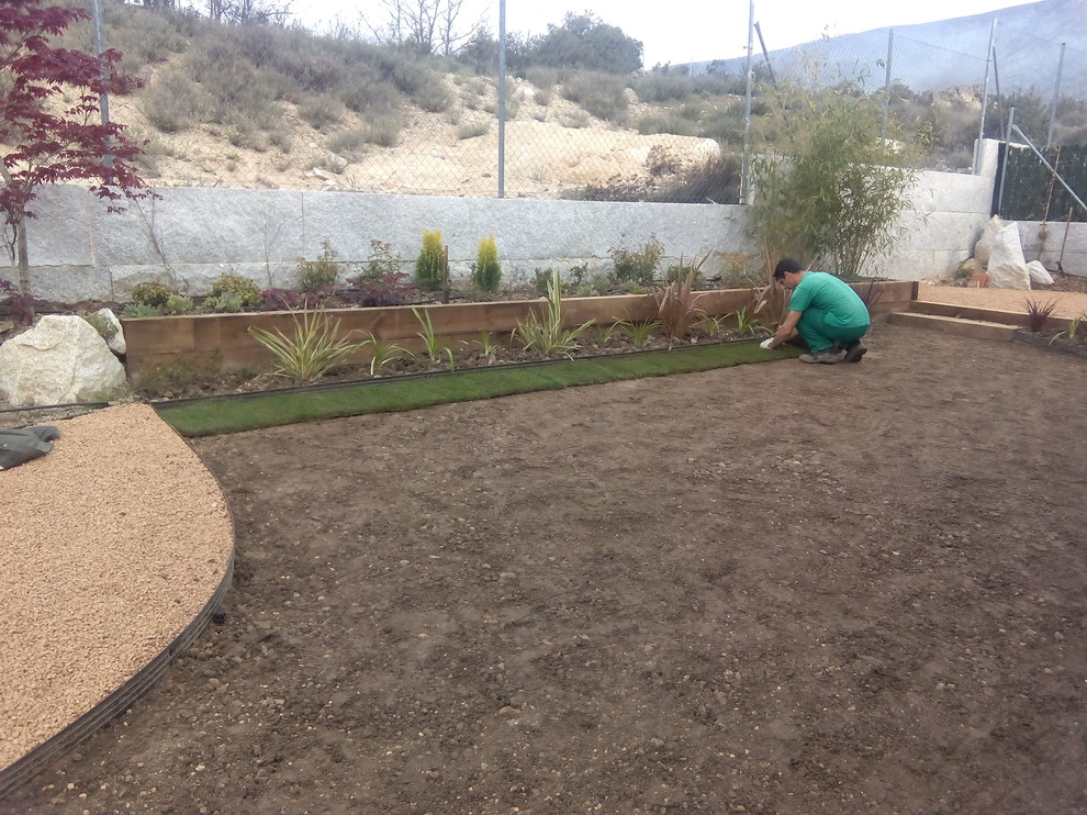 Jardín con rincones pequeños
