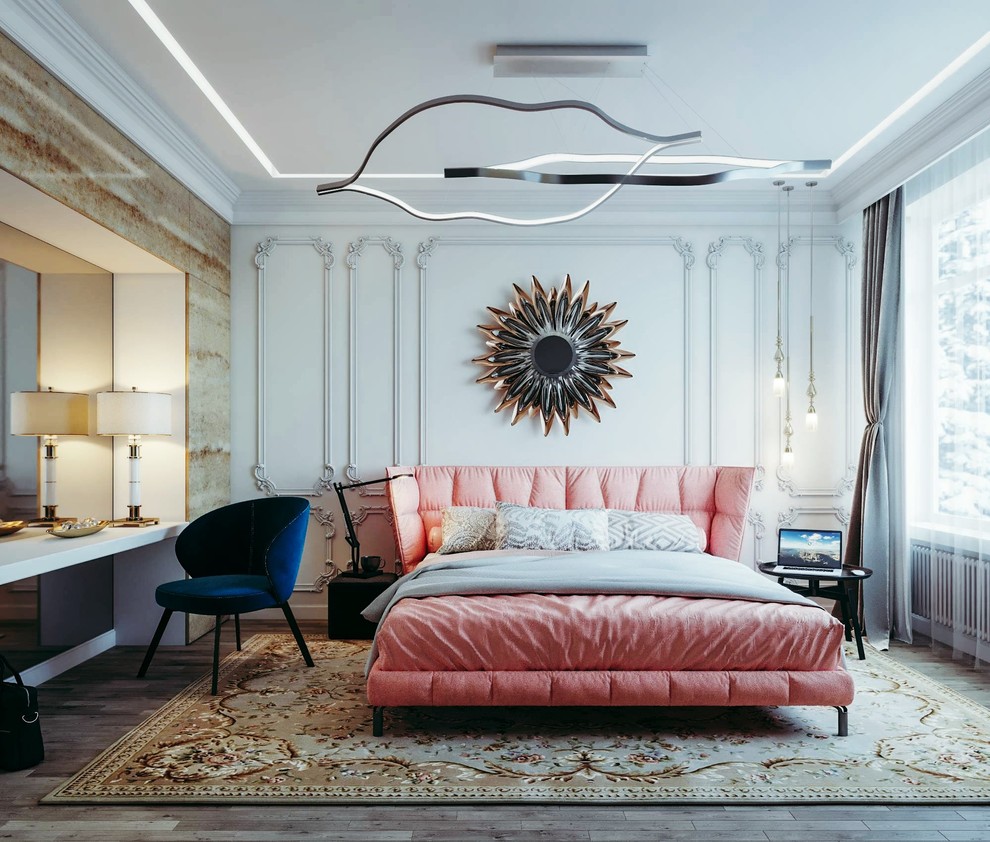 Спальная комната, в уютных аппартаментах