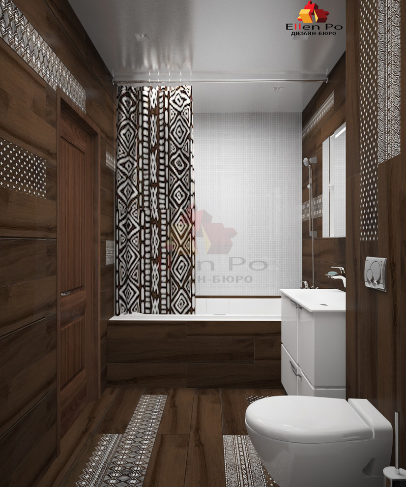 Дизайн трех-комнатной квартиры с элементами лофт и восточной культуры.