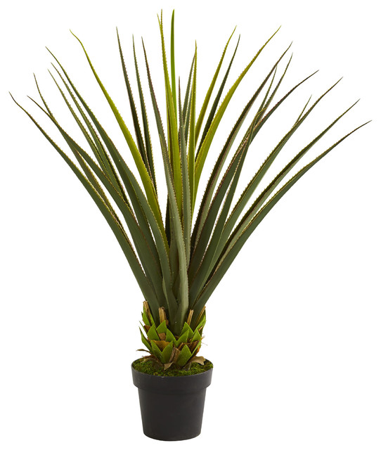 3.5' Pandanus Artificial Plant Contemporary Artificial Plants And Trees by Nearly Natural