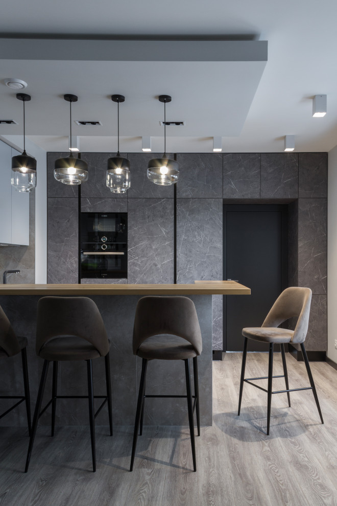 Барная стойка в кухне-гостиной