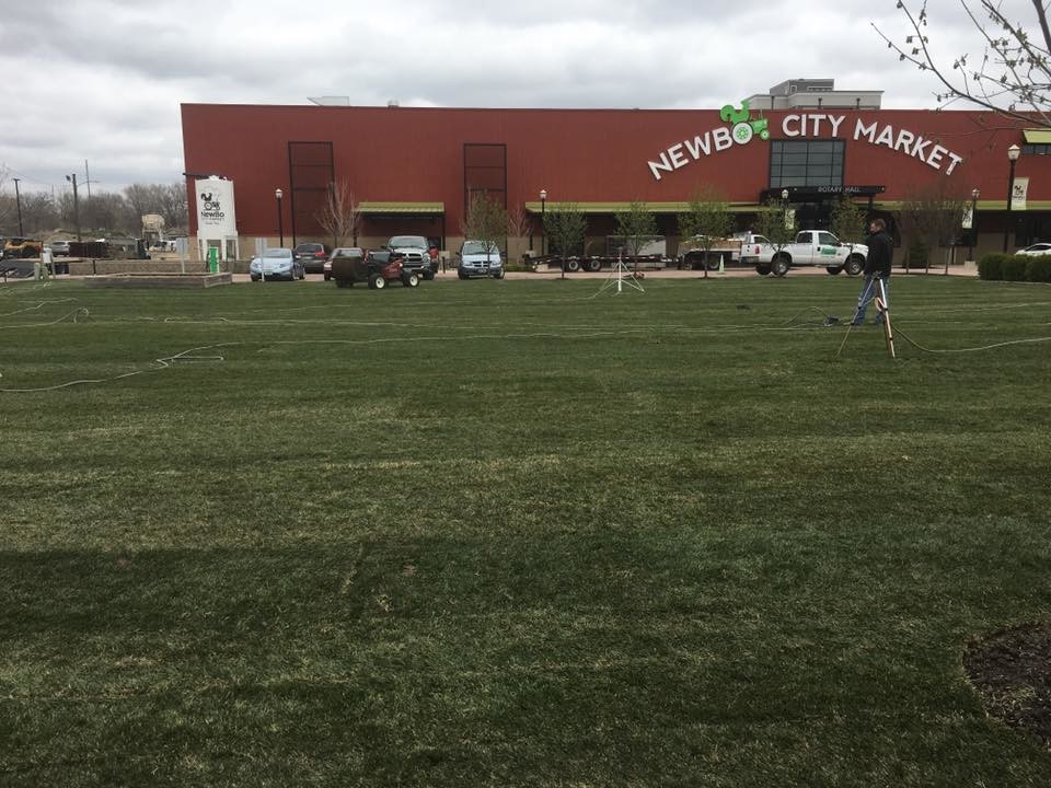 This is an example of a large landscaping in Cedar Rapids.