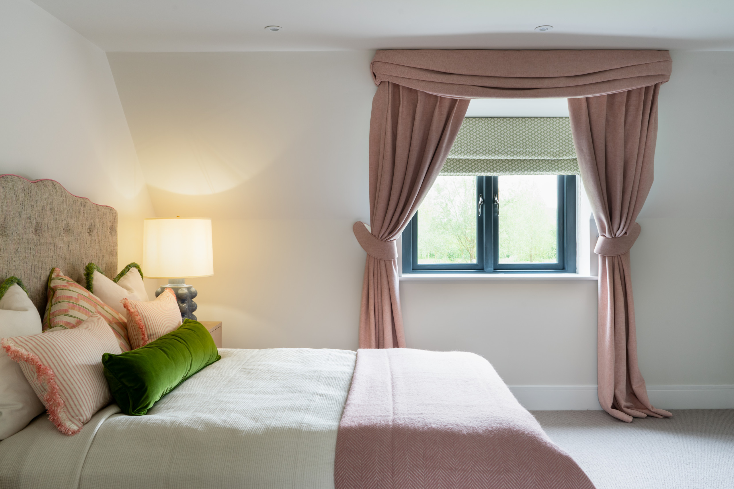 Bespoke Bedroom Curtains & Roman Blinds