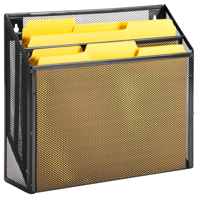 Honey Can Do Vertical File Sorter, Black View in Your Room! Houzz