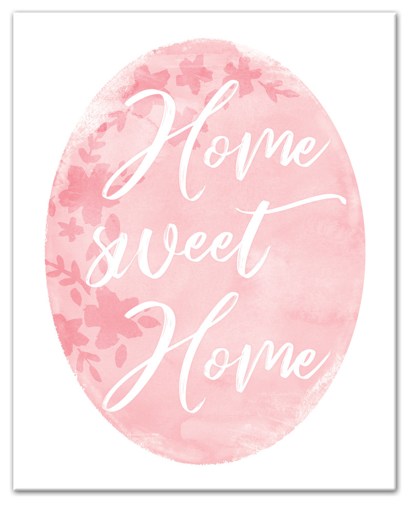 Home Sweet Home Canvas Wall Art, 16x20 Contemporary Prints And