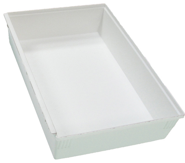Plastic Interlocking Drawer Dividers White Contemporary