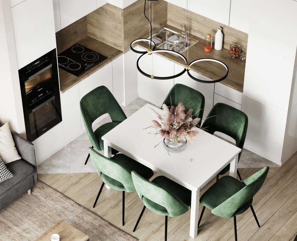 Трёхкомнатная квартира для семьи из 5 человек. 75 кв.м.