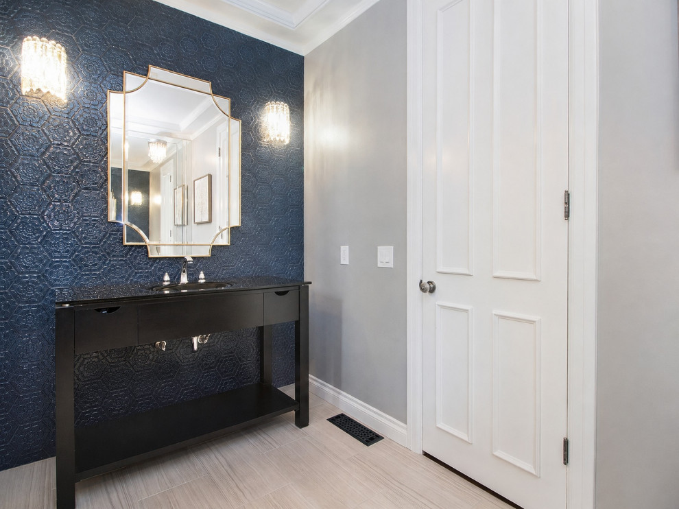 Home design - transitional home design idea in Orange County
