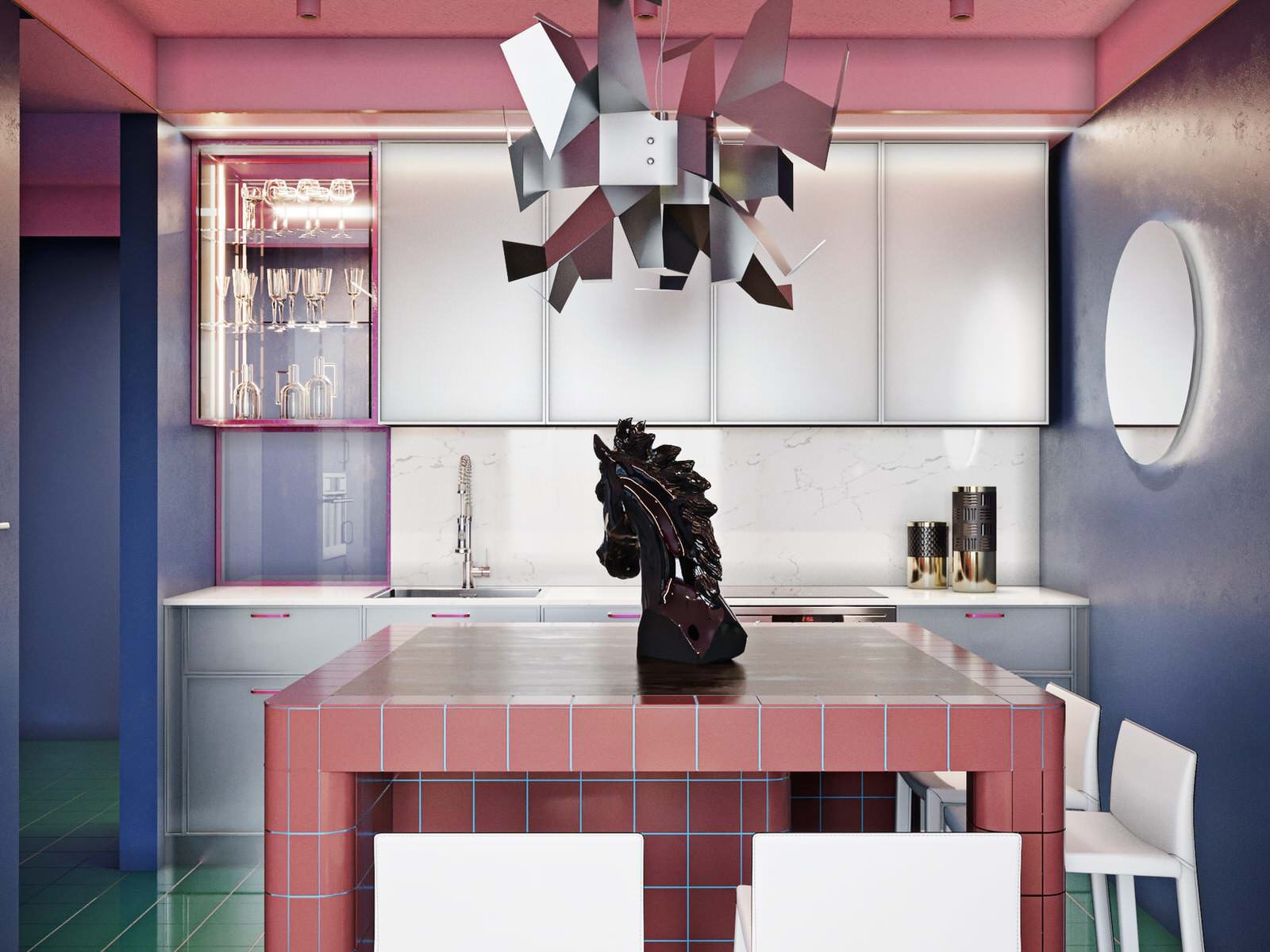 Кухня-столовая. Квартира в ЖК "МИД"