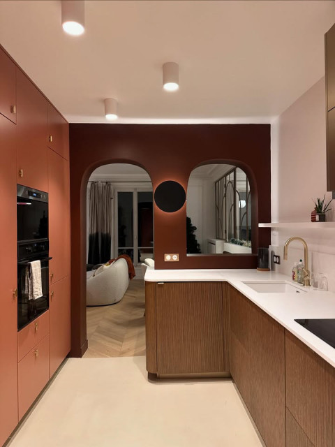 Chantier mid-century-kueche