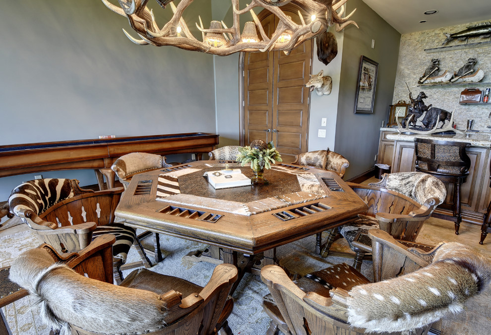 Inspiration for a transitional home design remodel in Austin