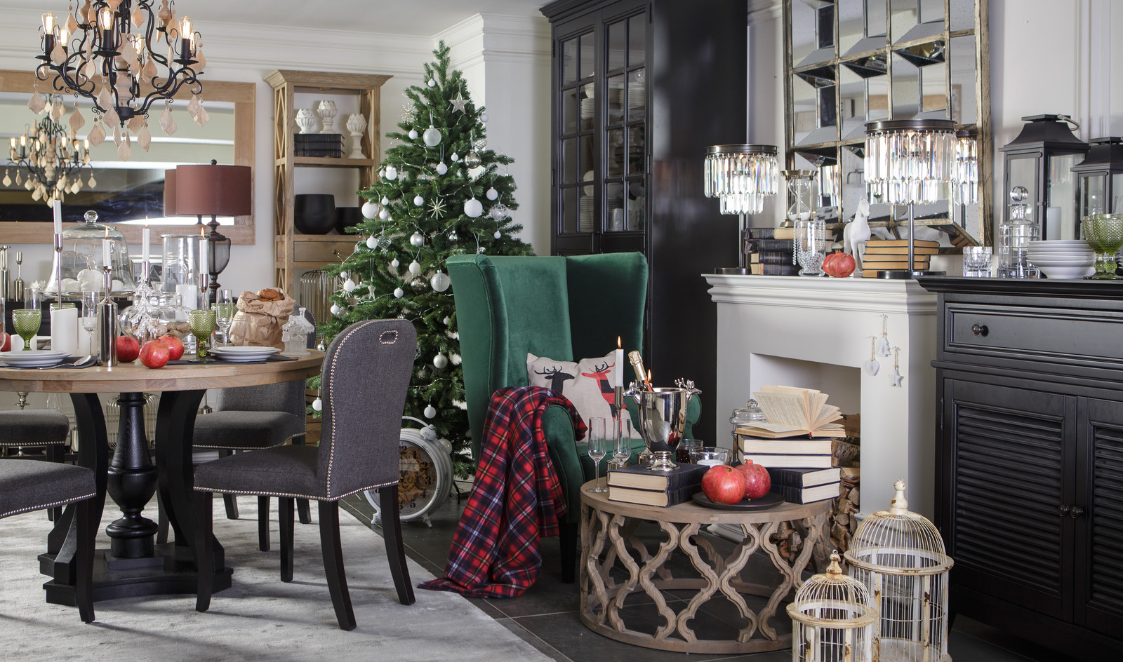 Новогодний интерьер гостиной