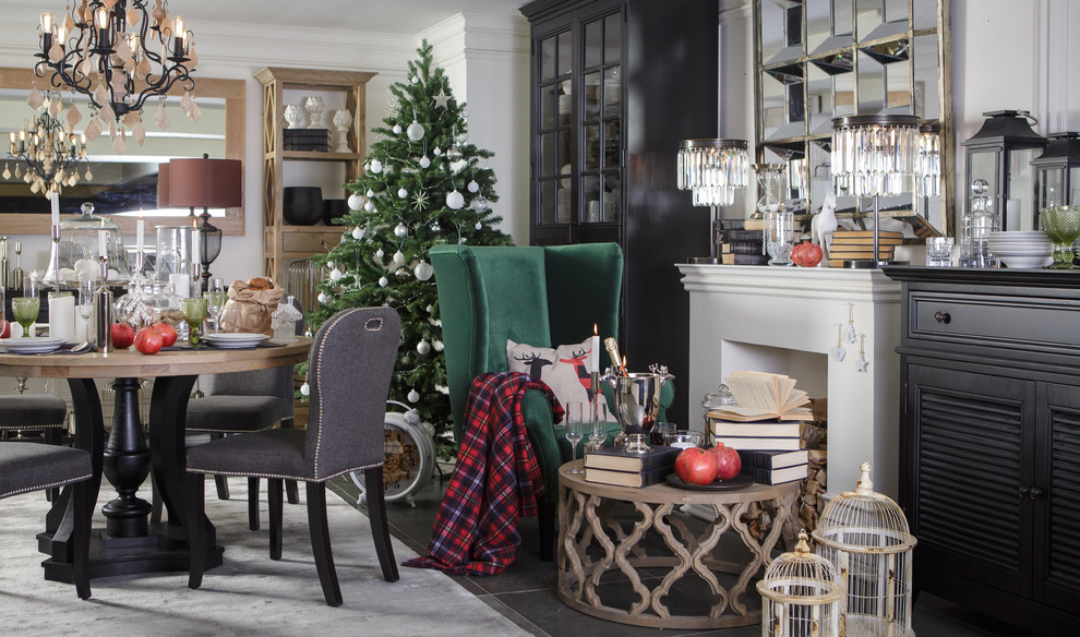 Новогодний интерьер гостиной