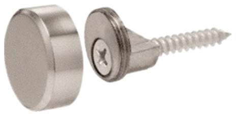 Brushed Nickel Wall Mirror round mirror clip set, set of 4 clips - contemporary - wall Brushed Nickel Wall Mirror round mirror clip set, set of 4 clips - contemporary - wall