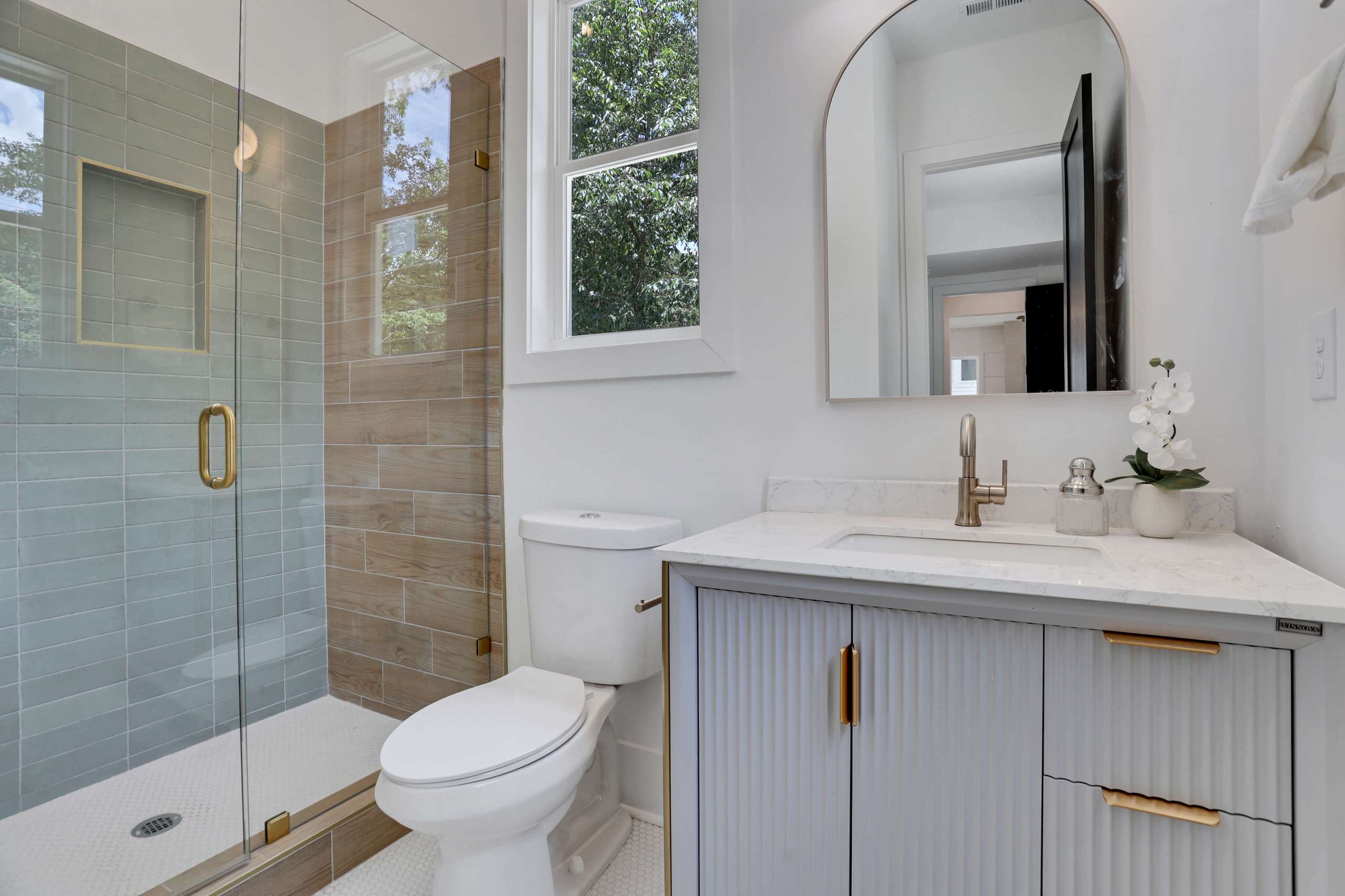 Custom bathroom construction, new home construction