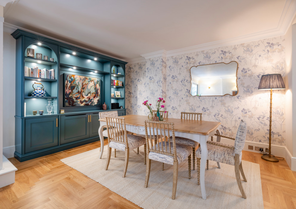 Beautiful Bespoke Wall Unit with Custom Storage