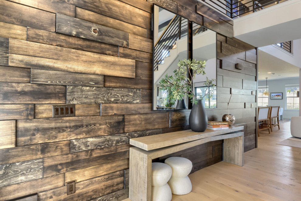 Castle Pines Beams and Architectural Wall
