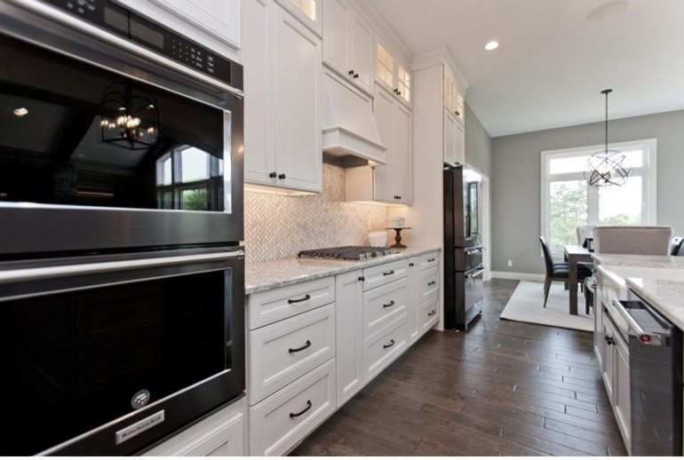 Inspiration for a transitional kitchen remodel in Cedar Rapids