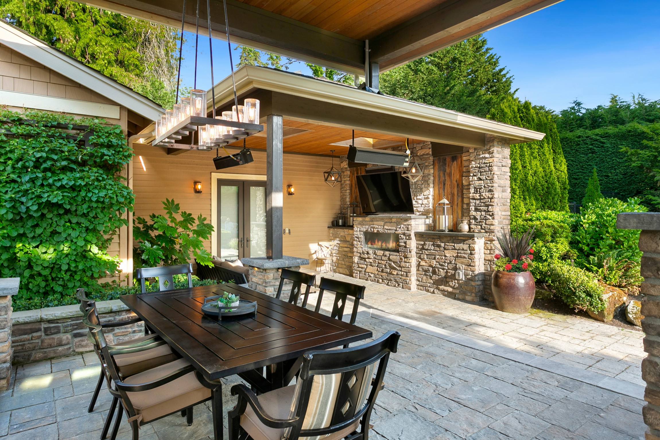 Yarrow Point Triple Roof Outdoor Living