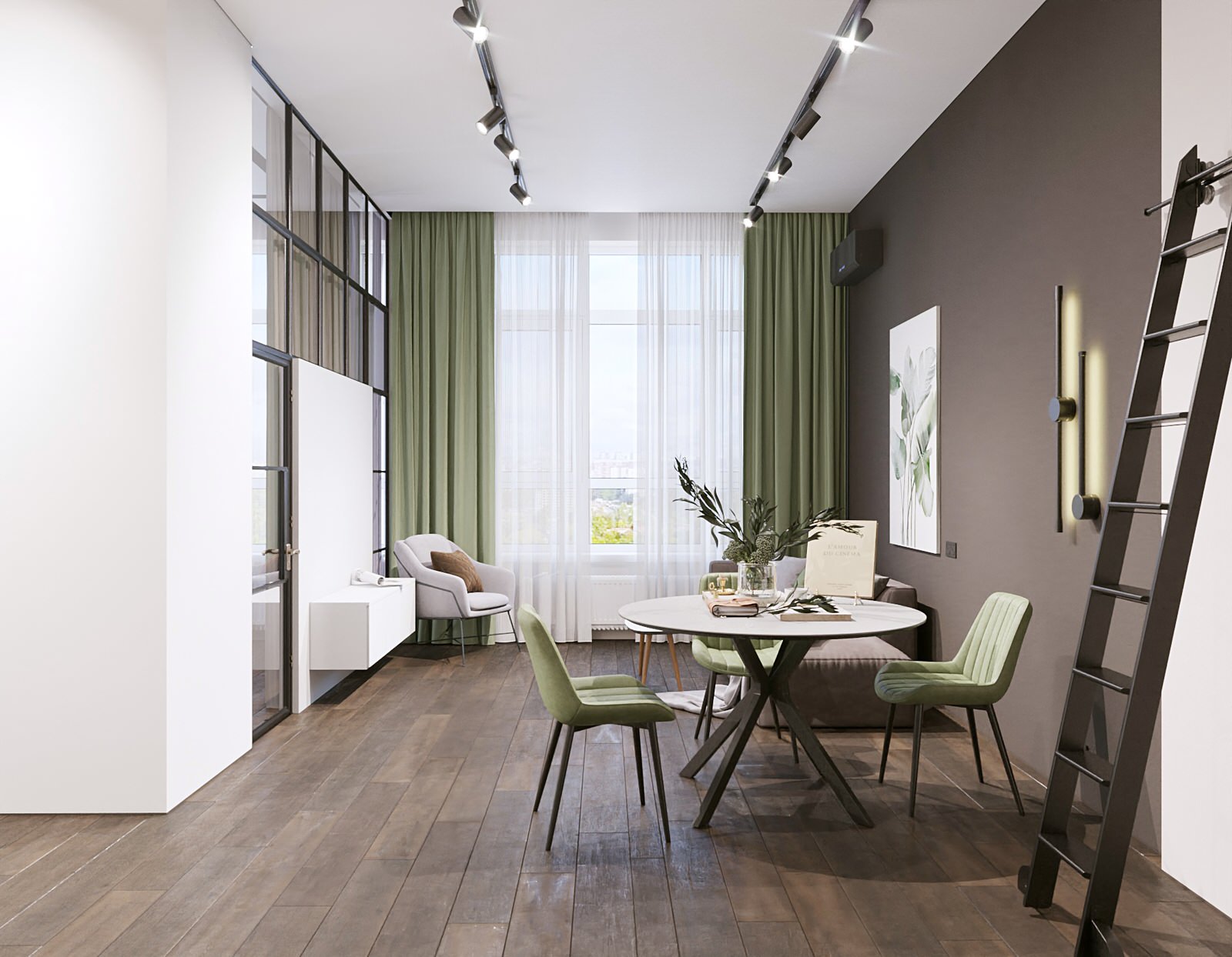 Проект квартиры в современном стиле