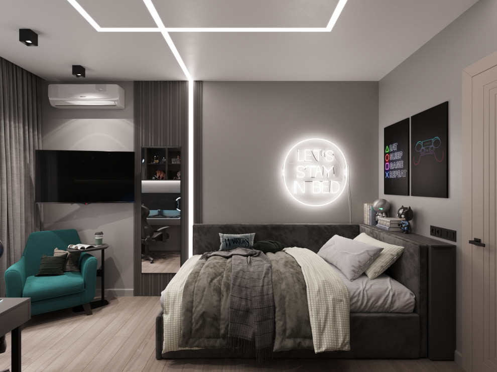 Дизайн проект квартиры 90 м2 с детской комнатой