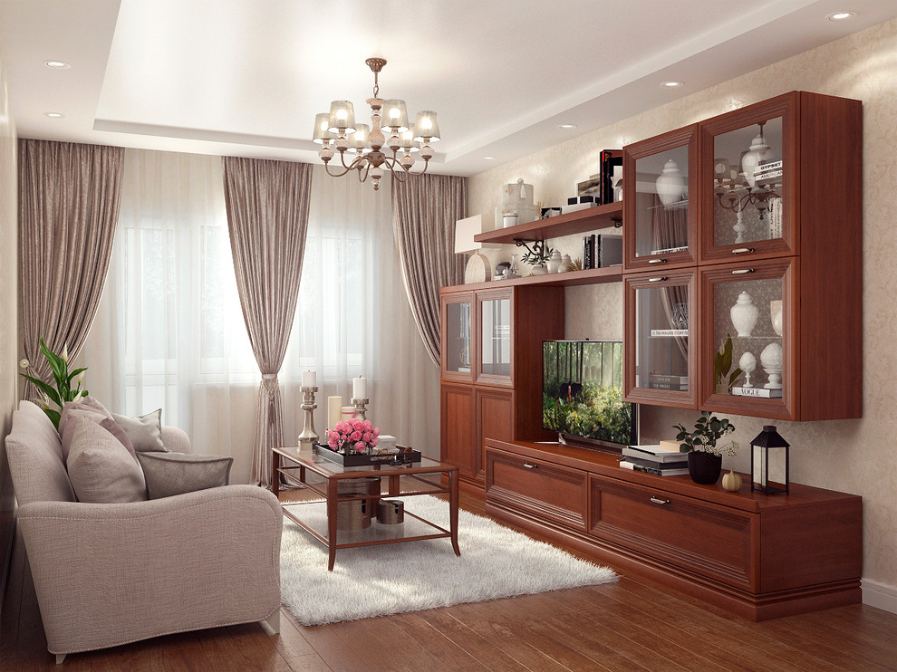 зал в классическом стиле