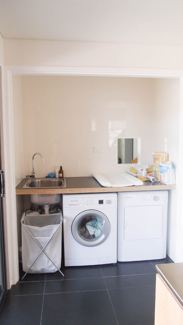 Islington eclectic-utility-room