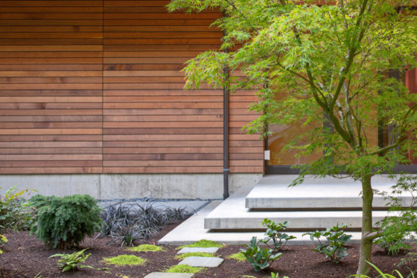 Design ideas for a contemporary exterior in Seattle.