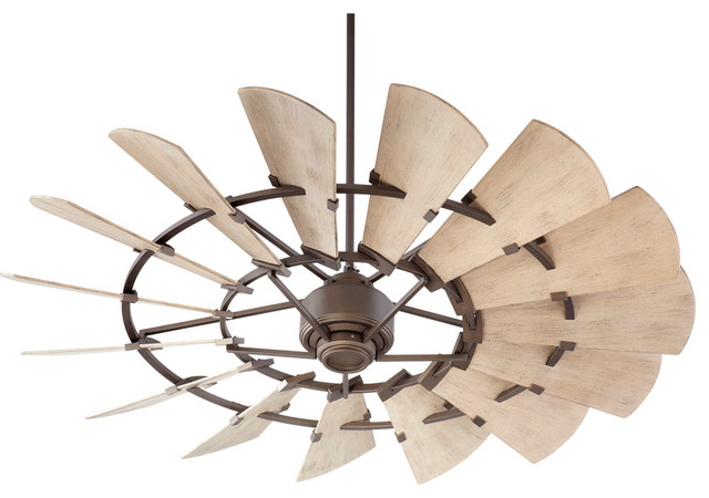 Windmill 60 In Outdoor Fan In Oiled Bronze