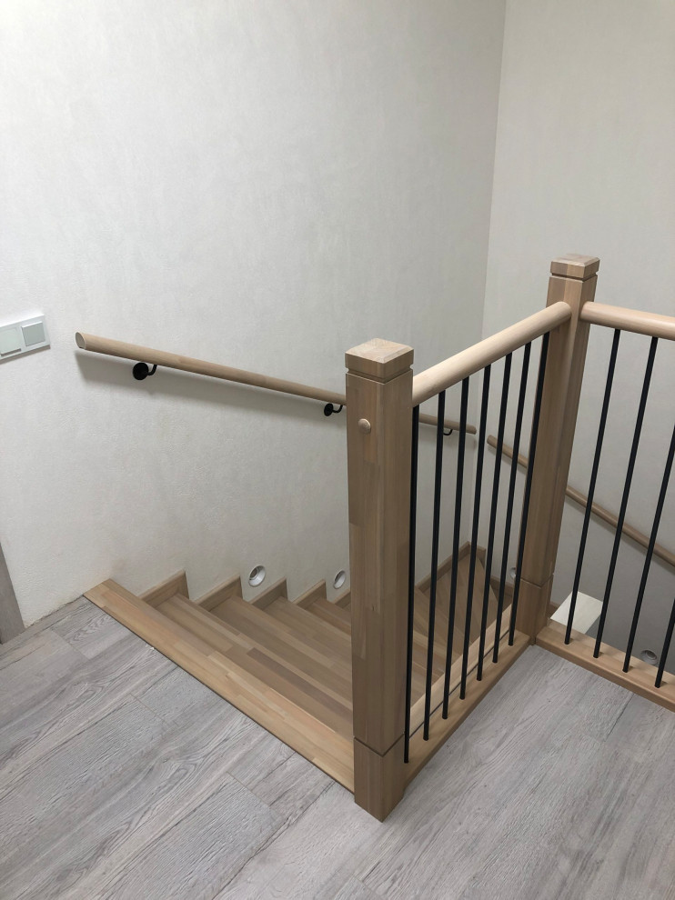 Обшивка бетонной лестницы на ул. Автомобильная