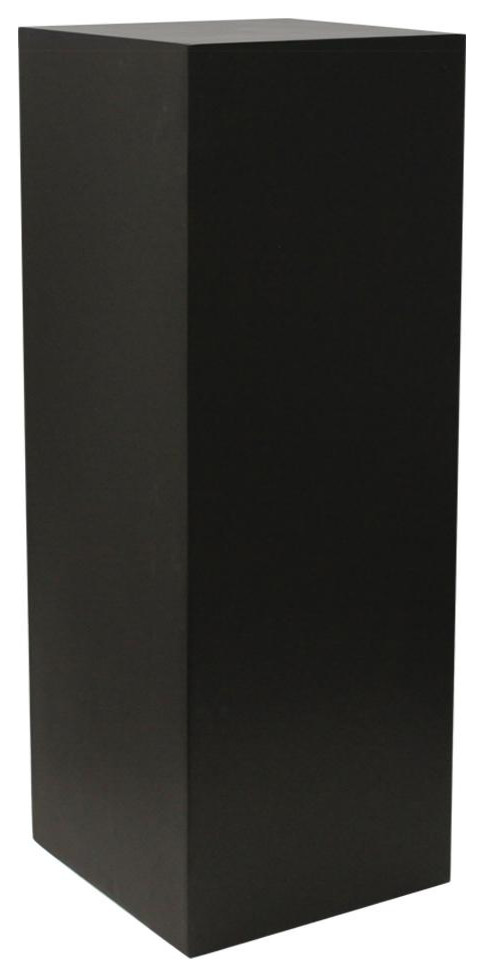 Display Column and Pedestal, Satin Black, Large
