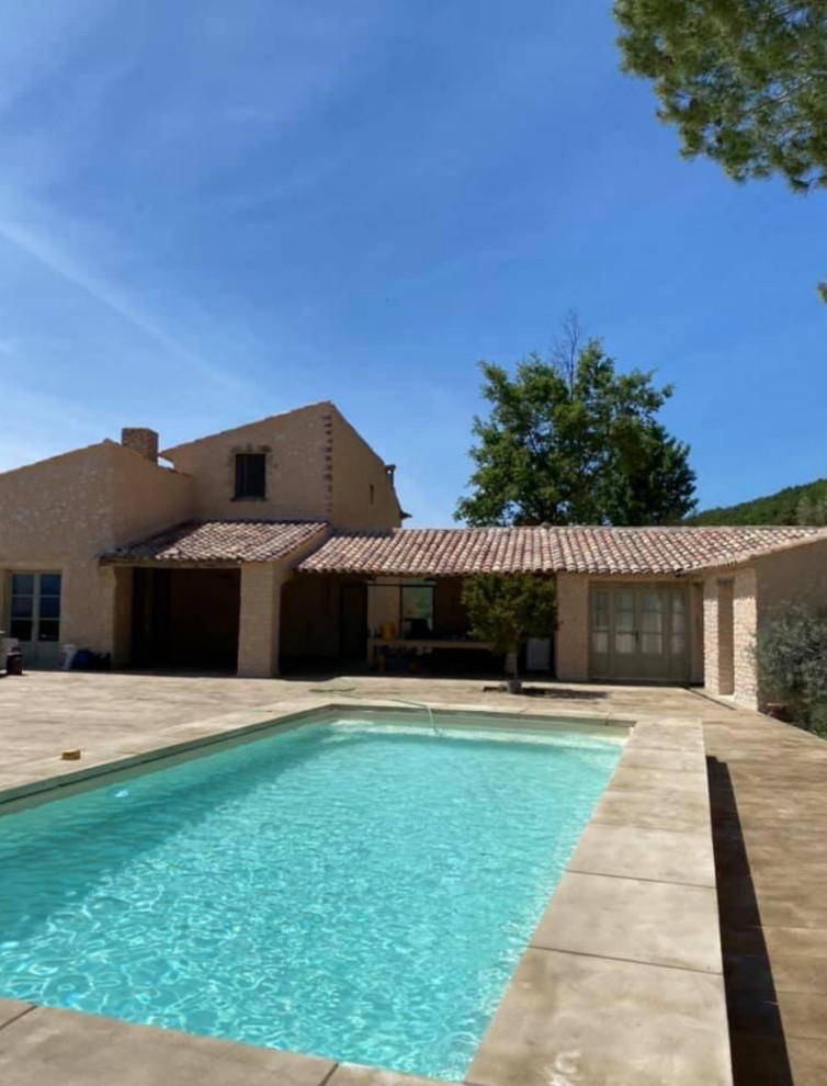 Création d'une piscine
